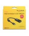 Delock Adapter mini Displayport 1.2 (M) > HDMI (F) 4K pasywne czarny - nr 16