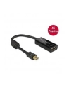 Delock Adapter mini Displayport 1.2 (M) > HDMI (F) 4K pasywne czarny - nr 17