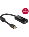 Delock Adapter mini Displayport 1.2 (M) > HDMI (F) 4K pasywne czarny - nr 24