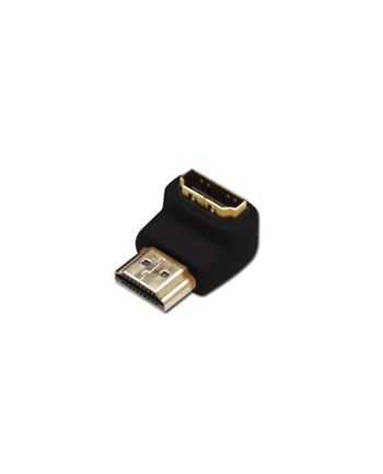 ASSMANN Adapter HDMI 2.0 HighSpeed z Ethernetem Typ HDMI A kątowy/HDMI A M/Ż