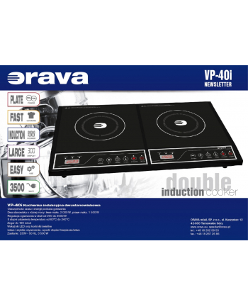 Kuchenka indukcyjna                   VP-40i nr 1