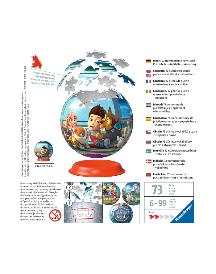 RAVEN.72 EL. 3D Psi Patrol, kula główny