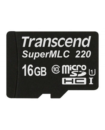 Transcend memory card SuperMLC SDHC 16GB UHS-I 85/65 MB/s