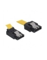 Delock kabel SATA 6 Gb/s kątowy góra/prosty metal. zatrzaski 20cm żółty - nr 7