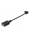ASSMANN Kabel adapter USB2.0 HighSpeed OTG Typ microUSB B kątowy/USB A M/Ż 0,15m - nr 28