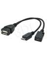 Gembird kabel USB 2.0 OTG AF -> USB micro BM + USB micro BF (zasilanie) - nr 4