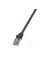 LOGILINK Patchcord Cat.6A 10G S/FTP PIMF PrimeLine 1,5m czarny - nr 8