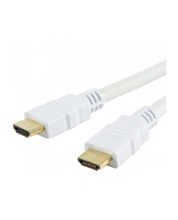 Techly Kabel monitorowy HDMI-HDMI M/M Ethernet 3D 4K, 1m, biały nr 1
