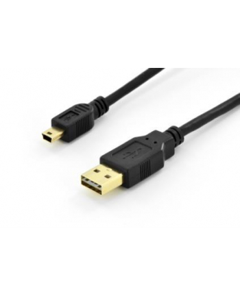 ASSMANN Kabel połączeniowy USB 2.0 HighSpeed dwustronny USB A/miniUSB B M/M 1,8m