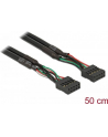 Delock kabel USB pinheader F/F 10pin (7 pinów podłączonych) - nr 18