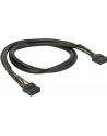 Delock kabel USB pinheader F/F 10pin (7 pinów podłączonych) - nr 19