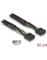 Delock kabel USB pinheader F/F 10pin (7 pinów podłączonych) - nr 22