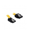 Delock kabel SATA 6 Gb/s kątowy góra/prosty metal. zatrzaski 30cm żółty - nr 8