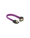 Delock kabel SATA 6 Gb/s 10 cm dół / prosty metal. zatrzaski fioletowy Premium - nr 4