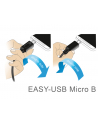 Delock kabel USB 2.0 micro AM-BM Dual Easy-USB 2m black - nr 26