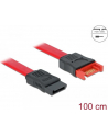 Delock kabel przedłużacz SATA 6 Gb/s (męski/żeński) 100cm czerwony - nr 10