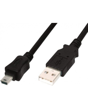ASSMANN Kabel  USB 2.0 HighSpeed''Canon''Typ USB A/miniUSB B (5pin) M/M czarny 3