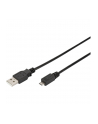 ASSMANN Kabel połączeniowy USB 2.0 HighSpeed Typ USB A/microUSB B M/M czarny 1m - nr 18