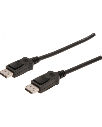 ASSMANN Kabel połączeniowy DisplayPort 1.2 z zatrzaskami Typ DP/DP M/M czarny 5m