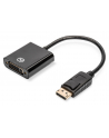 ASSMANN Kabel Displayport 1.1a z zatrzaskiem Typ DP/DVI-I(24+5) M/Ż czarny 0,15m - nr 17