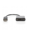 ASSMANN Kabel Displayport 1.1a z zatrzaskiem Typ DP/DVI-I(24+5) M/Ż czarny 0,15m - nr 24