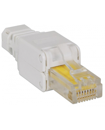 Intellinet Network Solutions Intellinet Beznarzędziowy wtyk RJ45 UTP Cat5e/6 na drut i linkę