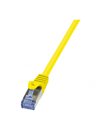 LOGILINK Patchcord Cat.6A 10G S/FTP PIMF PrimeLine 1m żółty