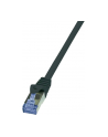 LOGILINK Patchcord Cat.6A 10G S/FTP PIMF PrimeLine 1,5m czarny - nr 8