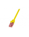 LOGILINK Patchcord Cat.6A 10G S/FTP PIMF PrimeLine 1,5m żółty - nr 10