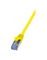 LOGILINK Patchcord Cat.6A 10G S/FTP PIMF PrimeLine 1,5m żółty - nr 7