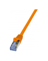 LOGILINK Patchcord Cat.6A 10G S/FTP PIMF PrimeLine 1,5m pomarańczowy - nr 6