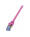 LOGILINK Patchcord Cat.6A 10G S/FTP PIMF PrimeLine 3m różowy - nr 10