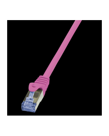 LOGILINK Patchcord Cat.6A 10G S/FTP PIMF PrimeLine 5m różowy