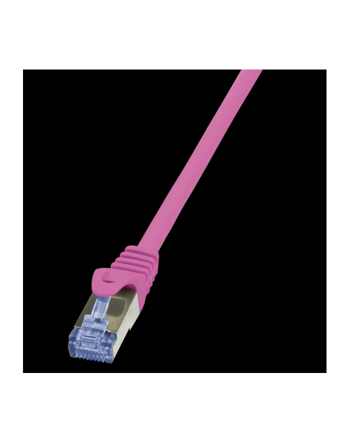 LOGILINK Patchcord Cat.6A 10G S/FTP PIMF PrimeLine 5m różowy główny