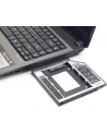 Gembird adapter/ramka HDD 5,25->2,5 slim 12mm(HDD/SSD zamiast CD/DVD w laptopie) - nr 47