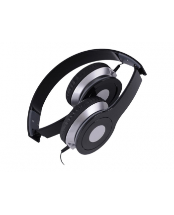 Rebeltec Stereofoniczne słuchawki z mikrofonem CITY BLACK nr 2