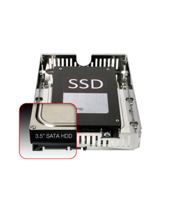 IcyDock MB482SP-3B - 2.5 Cala zu 3.5 Cala Sata HDD & SSD Konwerter