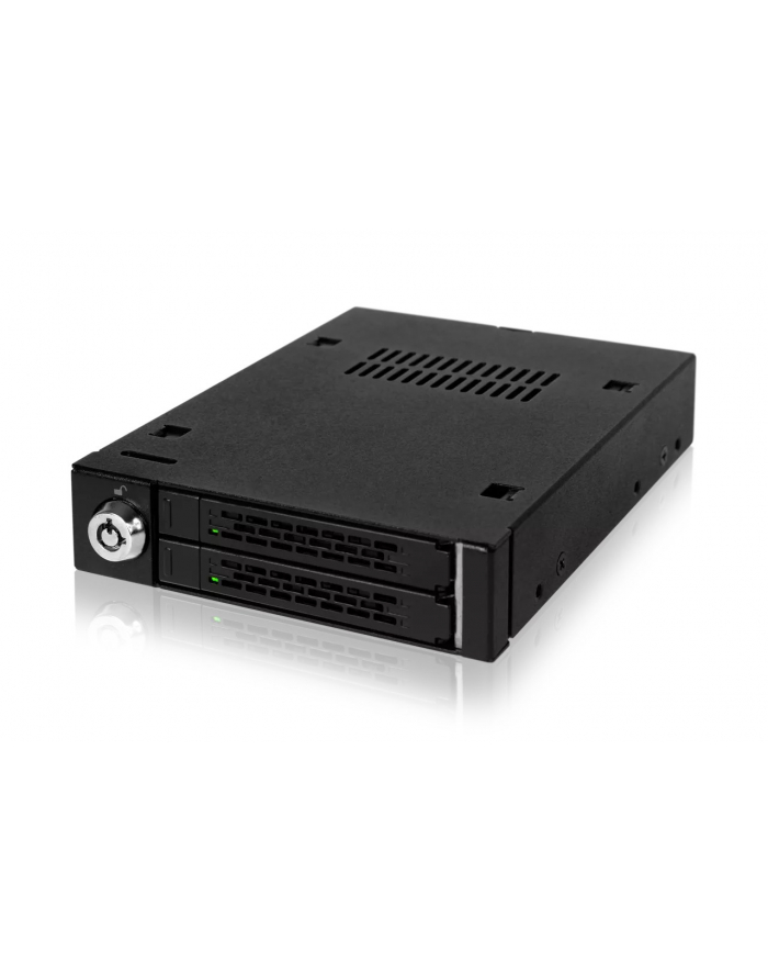 IcyDock MB992SK-B black 2.5 Cala - Dual-Bay 2.5 Cala SATA 6GBit/s główny