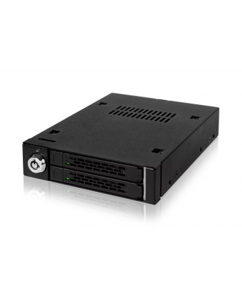 IcyDock MB992SK-B black 2.5 Cala - Dual-Bay 2.5 Cala SATA 6GBit/s