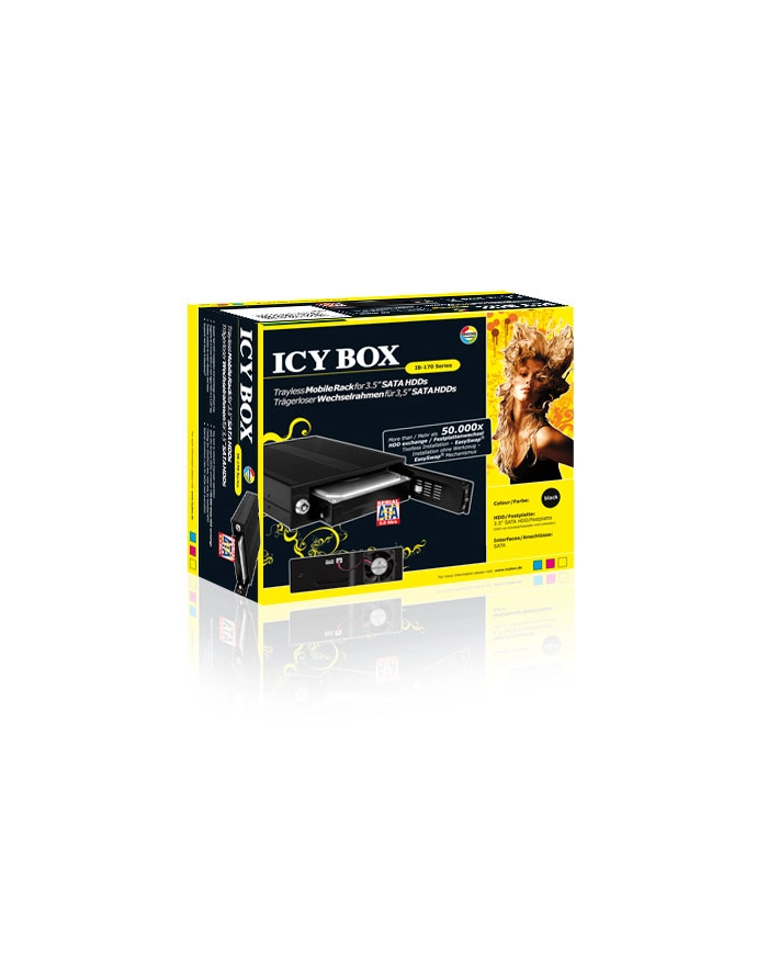 ICY BOX IB-170SK-B - Kieszeń na dysk 3.5 Cala SATA główny