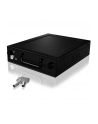 ICY BOX IB-148SSK-B black 5.25 Cala - do 3.5 Cala & 2.5 Cala SATA/SAS HDD/SSD - nr 12