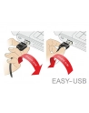 DeLOCK EASY USB2.0 A Wtyk-Gniazdo - czarny 2m - nr 17