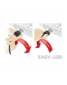 DeLOCK EASY USB2.0 A Wtyk-Gniazdo - czarny 2m - nr 28