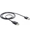 DeLOCK EASY USB2.0 A Wtyk-Gniazdo - czarny 2m - nr 31