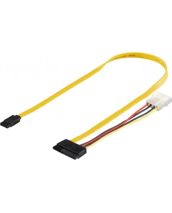 goobay Adapter SATA Dane + Molex na SATA - 50 cm nr 2