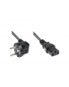 goobay - kabel zasilający do komputera stacjonarnego - 1.5m - czarny - nr 10