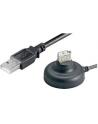 goobay przedłużacz USB 2.0 na biurko - czarny  - 1.5m - nr 7