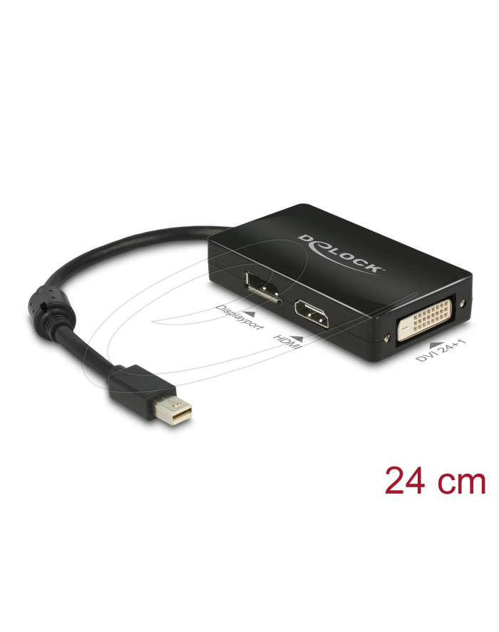 DeLOCK Adapter MiniDisplayport - DP/HDMI/DVI główny