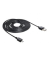 DeLOCK EASY USB 2.0-A > mini USB czarny 3m - Wtyk/Wtyk - nr 21