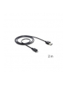 DeLOCK EASY USB2.0-A>Micro-B Wtyk/Wtyk 2m czarny - nr 7